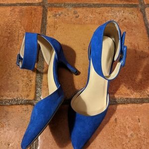 Cato bright blue heels